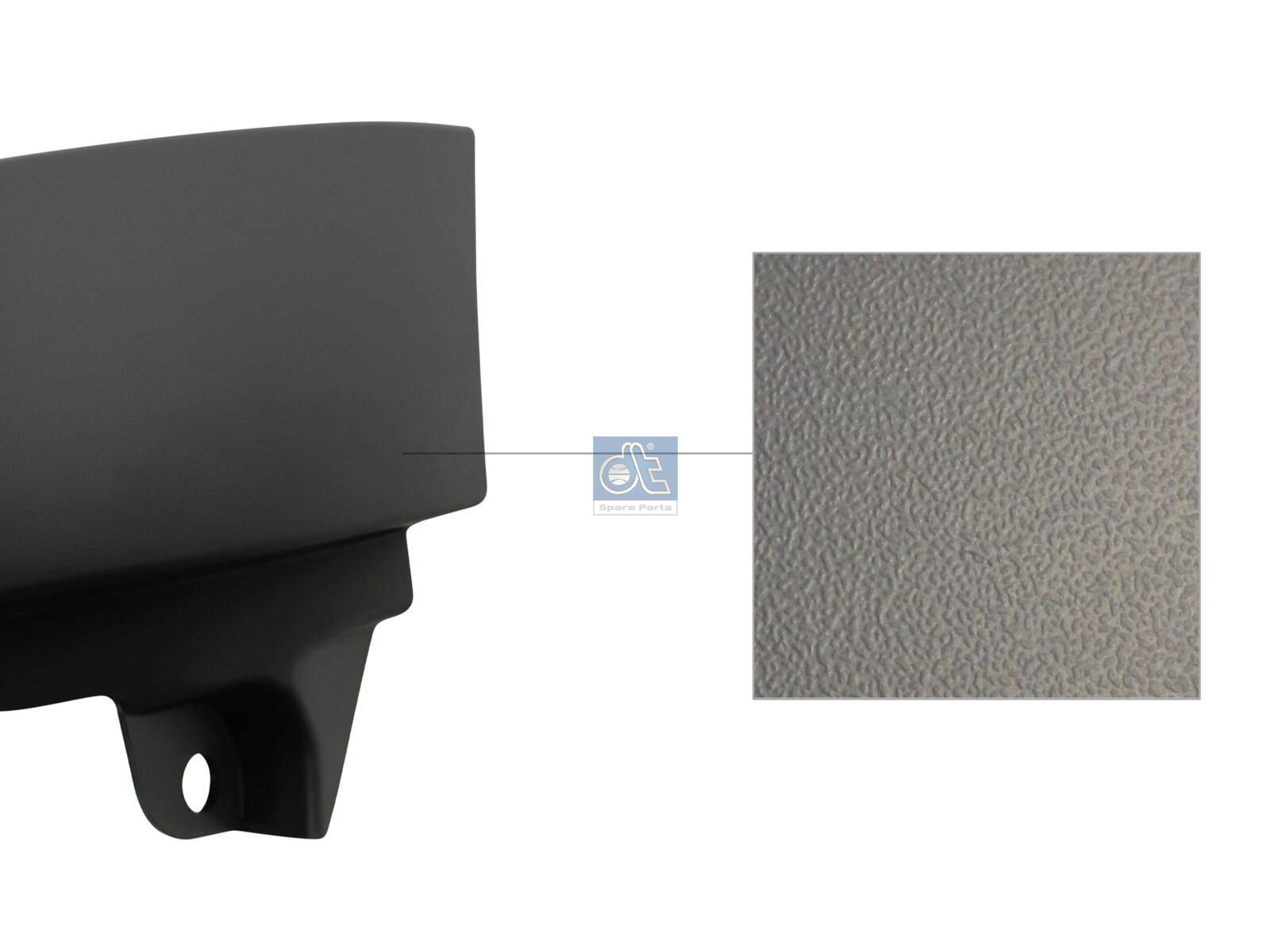 DT Spare Parts 2.00115 Corner panel, wiper panel, left