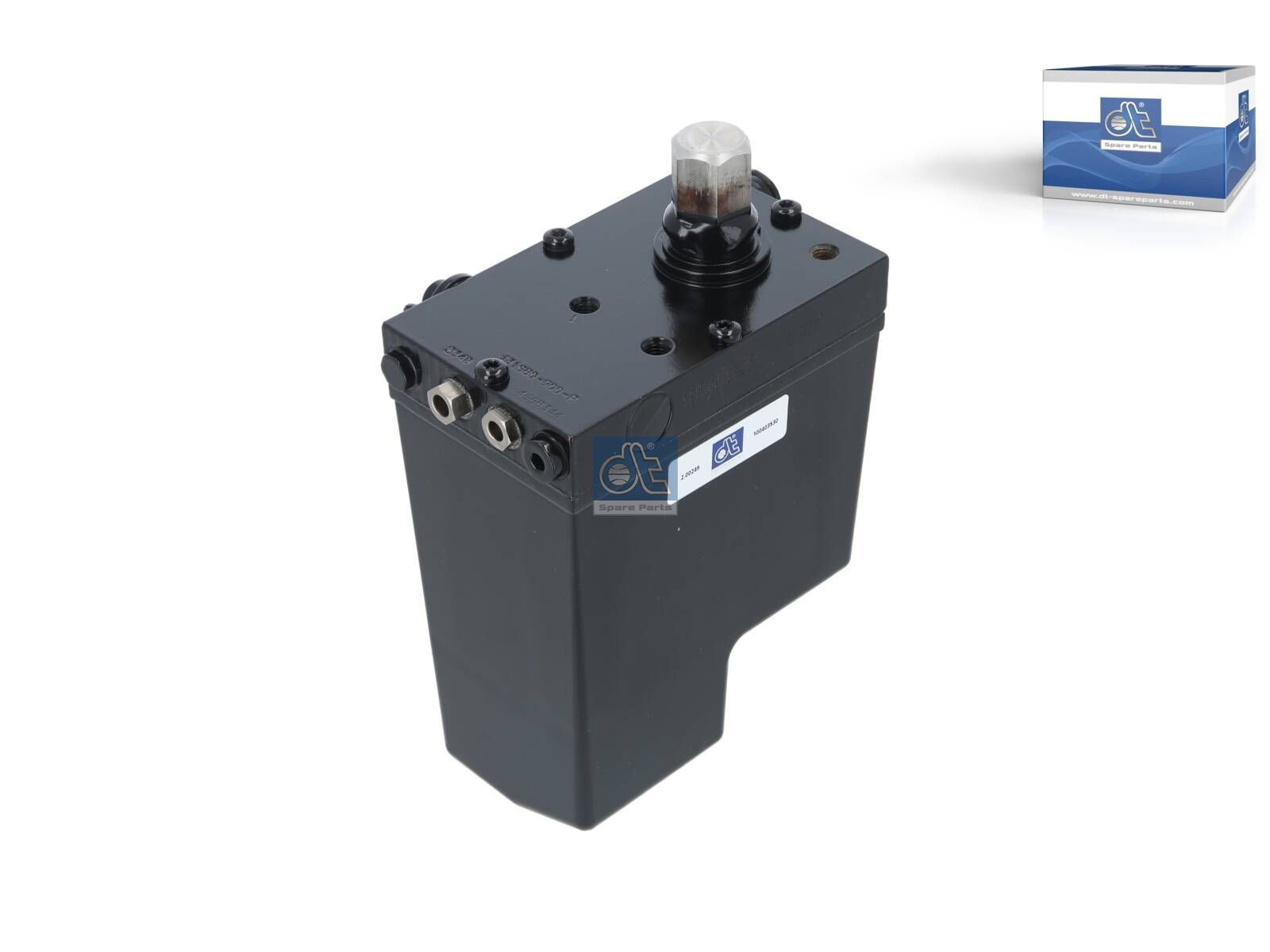 DT Spare Parts 2.00249 Cabin tilt pump, M8 x 1, L: 130 mm, H: 170.5 mm, 400 bar