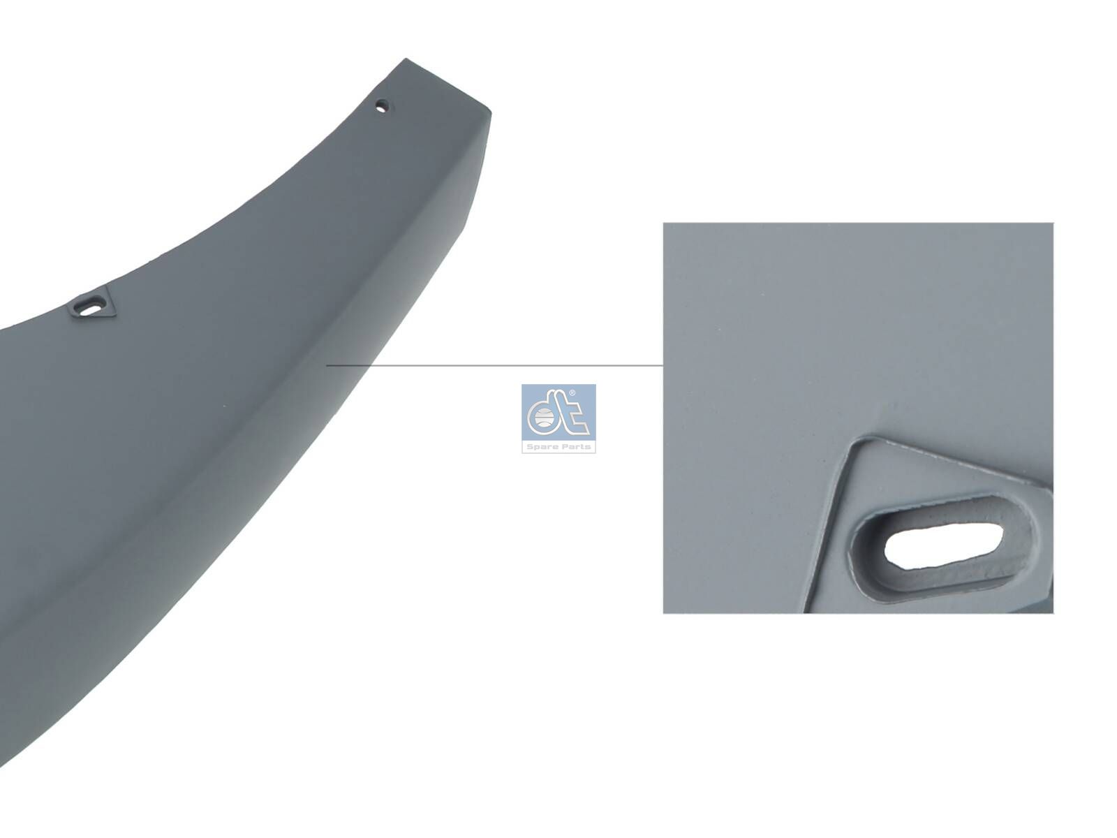 DT Spare Parts 2.00466 Spoiler, left