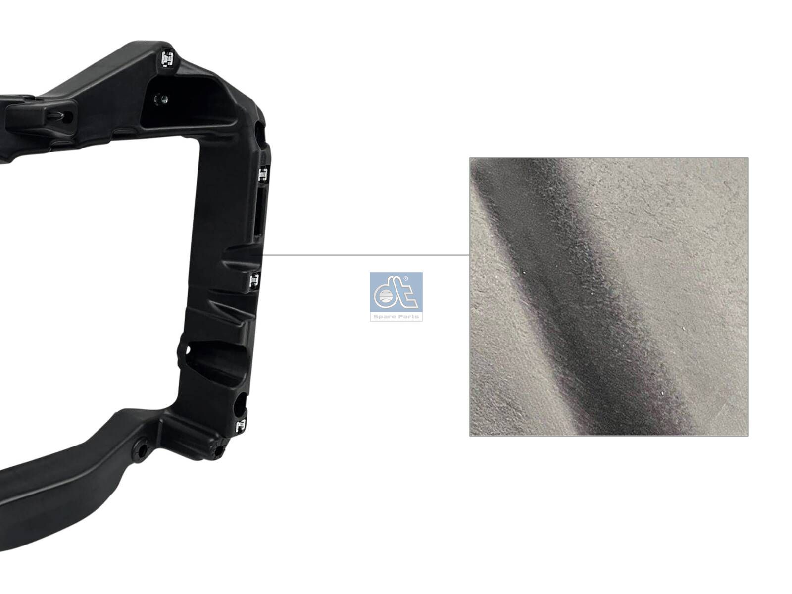 DT Spare Parts 2.00547 Console, headlamp, right