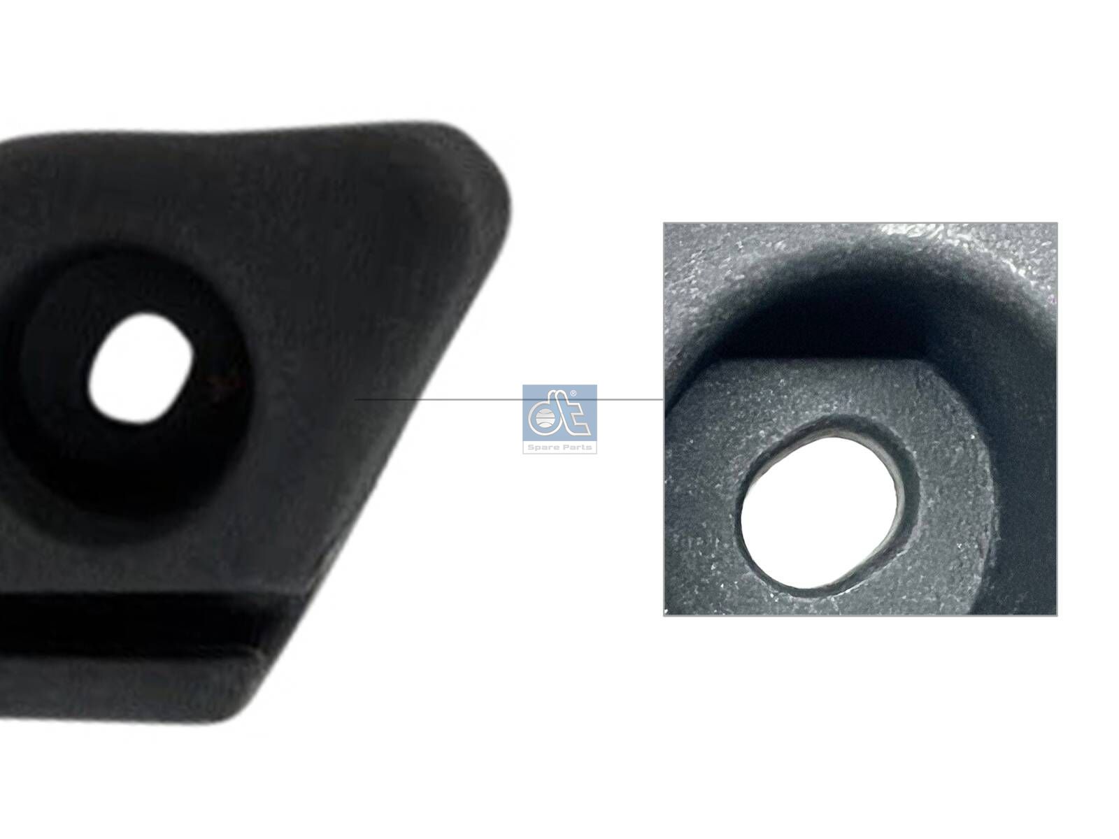 DT Spare Parts 2.00551 Bracket, lamp protector, left