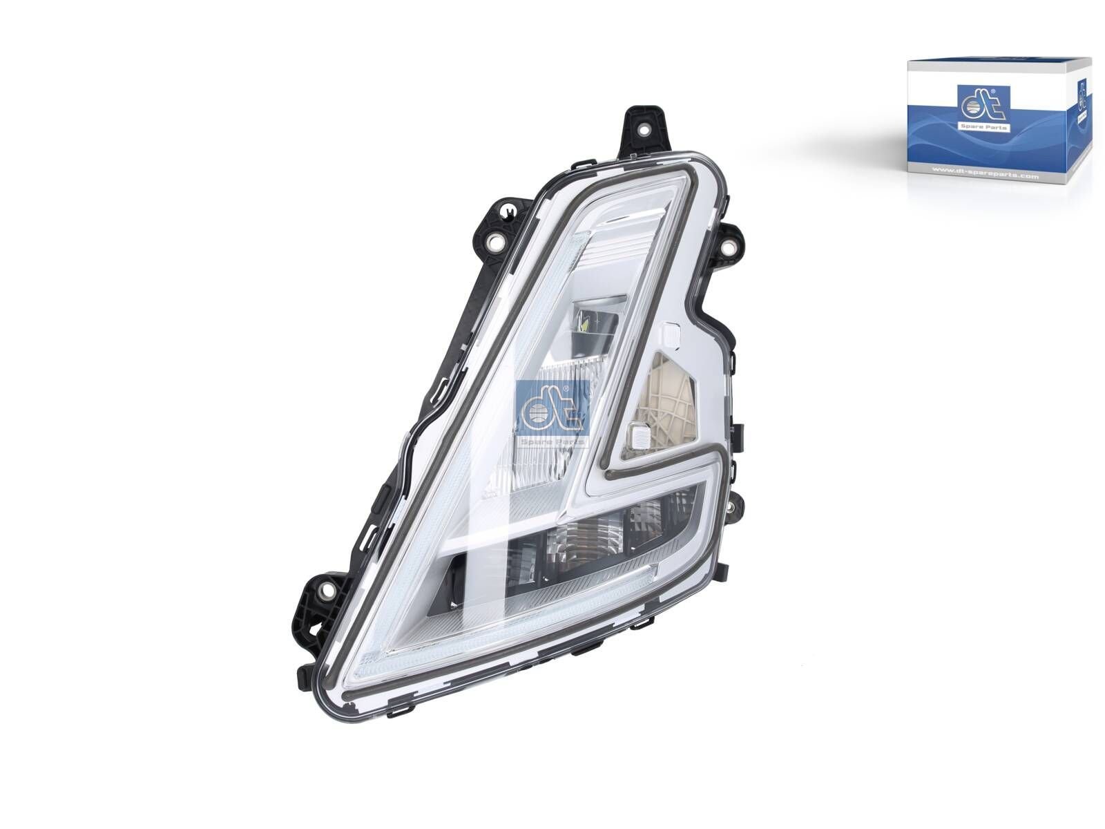 DT Spare Parts 2.01266 Headlamp, chrome, left