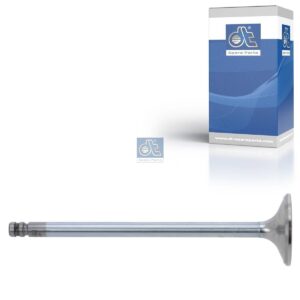 DT Spare Parts 2.10006 Exhaust valve, D1: 8 mm, D2: 37 mm, L: 145.3 mm, α: 45 °