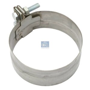 DT Spare Parts 2.14598 Clamp, stainless steel, Dmin: 127 mm, Dmax: 132 mm, M10, W: 50 mm, H: 49.5 mm