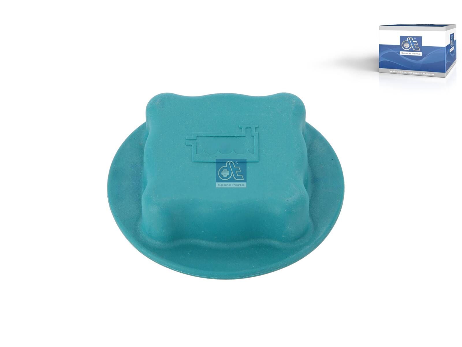 DT Spare Parts 2.15322 Cap, expansion tank, green, 0.5 bar