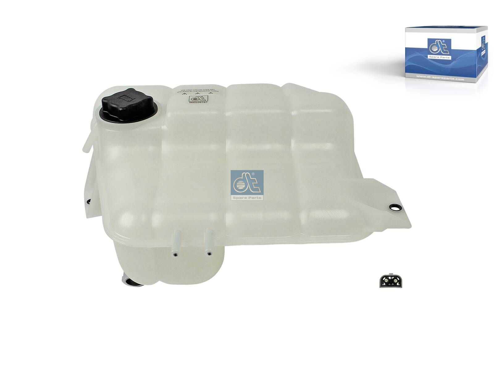 DT Spare Parts 2.15740 Expansion tank, with cap, with sensor, 6 l, L: 425 mm, W: 400 mm, S: 245 mm