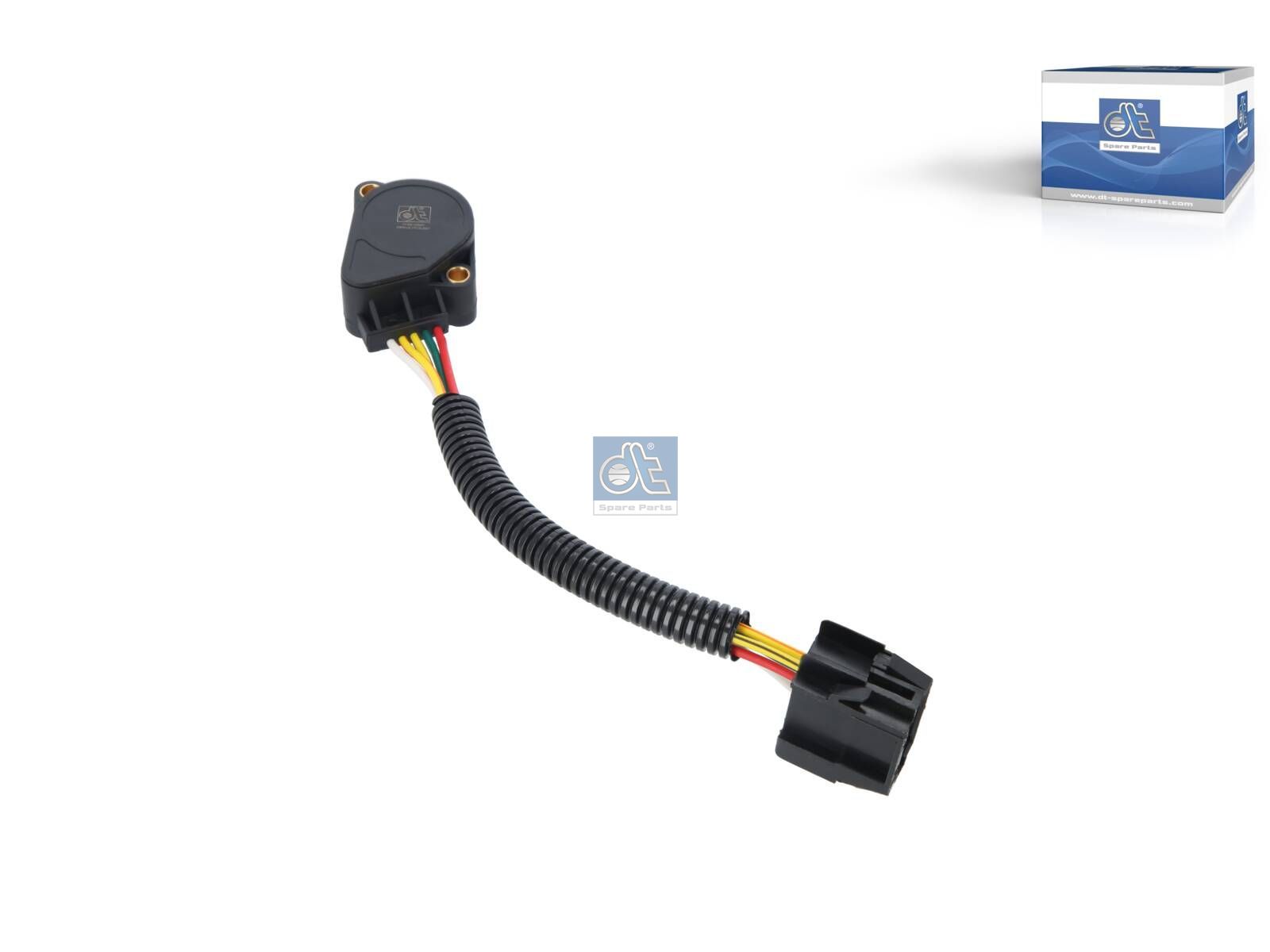 DT Spare Parts 2.16237 Sensor, accelerator pedal, black connector, 5 poles