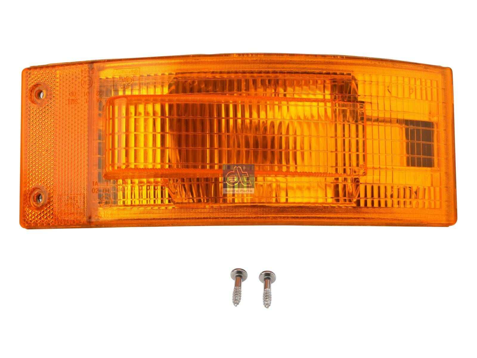 DT Spare Parts 2.24139 Turn signal lamp, orange, 2 poles