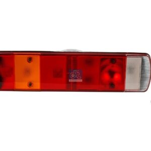 DT Spare Parts 2.24400 Tail lamp, right, with license plate lamp, 24 V, L: 510 mm, H: 136 mm, R5W