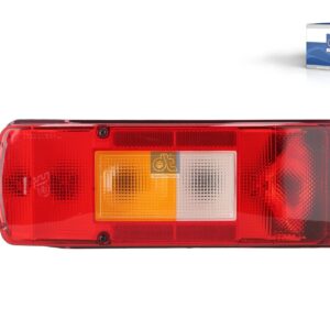 DT Spare Parts 2.24410 Tail lamp, left, with license plate lamp, 24 V, Lb: 160 mm, L: 357 mm, H: 130 mm