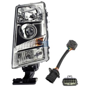 DT Spare Parts 2.24458 Headlamp, left, without bulb, 24 V, H7