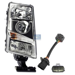 DT Spare Parts 2.24459 Headlamp, right, without bulb, 24 V, H7