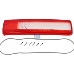 DT Spare Parts 2.24522 Tail lamp glass, L: 500 mm, H: 130 mm