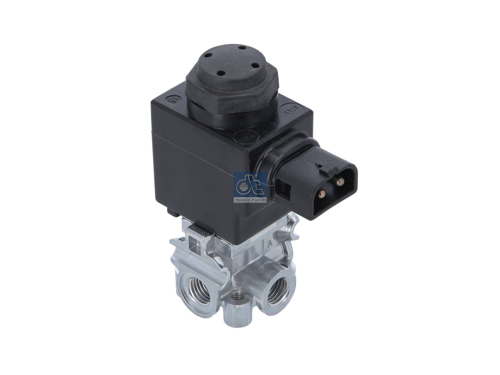 DT Spare Parts 2.25060 Solenoid valve, 24 V, M12 x 1,5, max. 10 bar, 2 poles