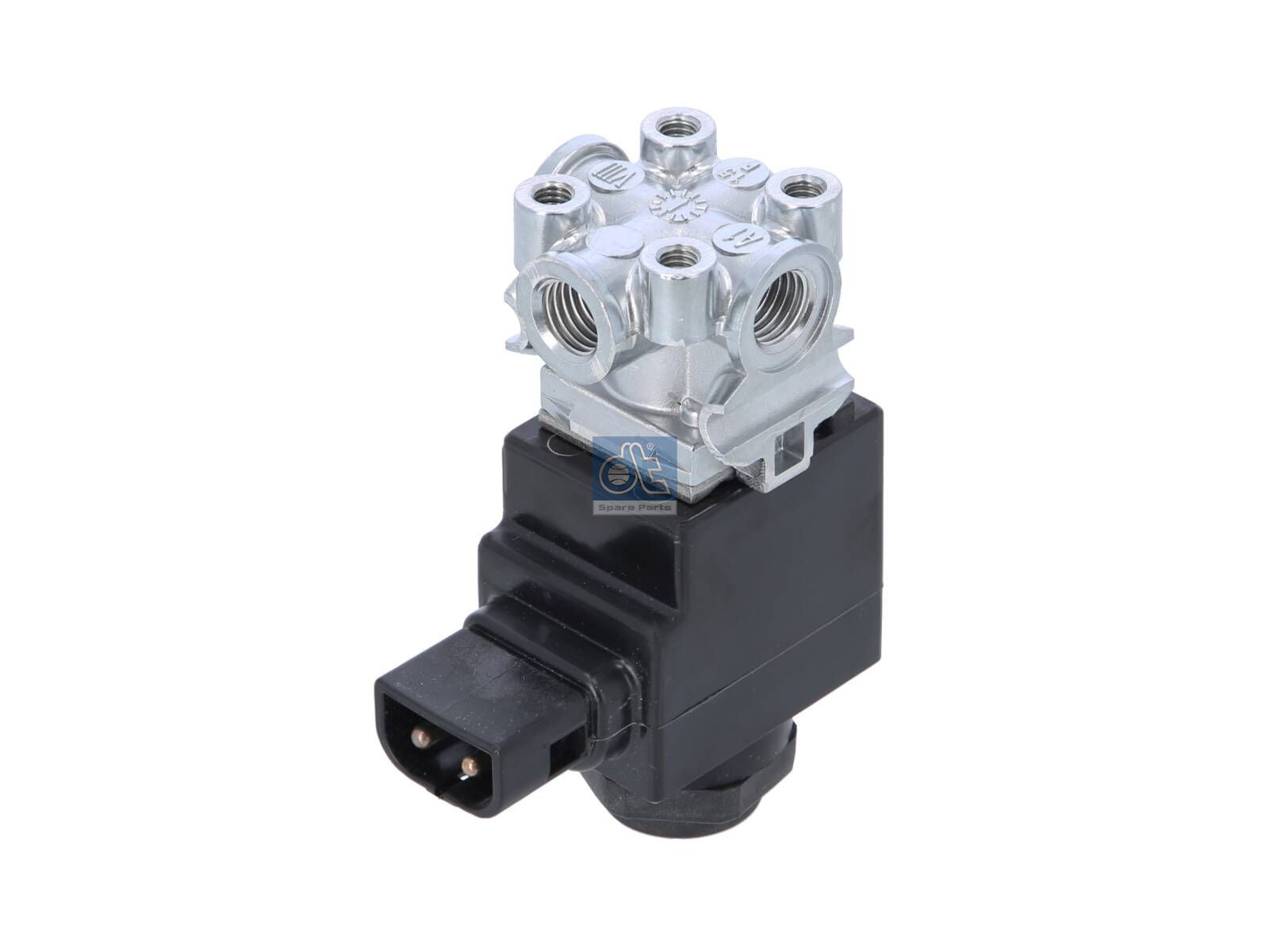 DT Spare Parts 2.25060 Solenoid valve, 24 V, M12 x 1,5, max. 10 bar, 2 poles