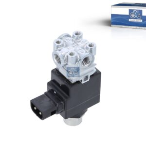 DT Spare Parts 2.25061 Solenoid valve, 24 V, M12 x 1,5, max. 10 bar, 2 poles