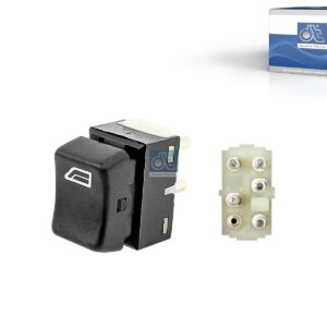 DT Spare Parts 2.25309 Switch, window regulator, 24 V, 5 poles