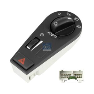 DT Spare Parts 2.25390 Light switch, without headlamp height adjusting, L: 120 mm, W: 56 mm