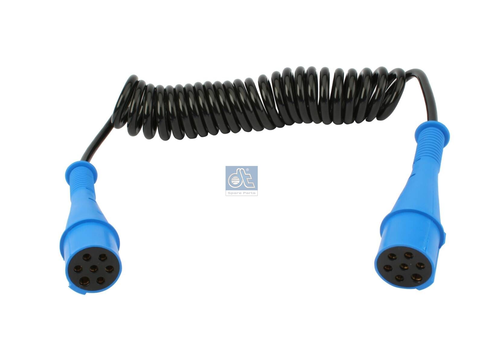 DT Spare Parts 2.25414 Electrical coil, 24 V, L: 4.5 m, ISO 1185, 7 poles