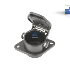 DT Spare Parts 2.25431 Park socket, ABS, 24 V, ISO 12098/7638