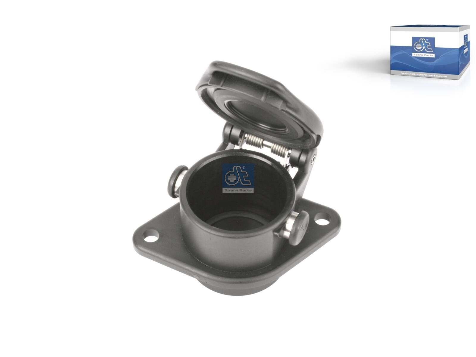 DT Spare Parts 2.25431 Park socket, ABS, 24 V, ISO 12098/7638