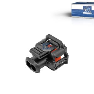 DT Spare Parts 2.26065 Plug housing, black, 2 poles