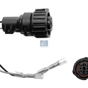 DT Spare Parts 2.27116 Adapter cable, L: 190 mm, DIN 72585, 2 poles