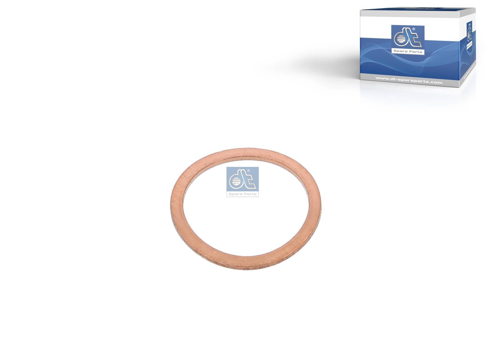 DT Spare Parts 2.32001 Copper washer, d: 16 mm, D: 20 mm, S: 1 mm