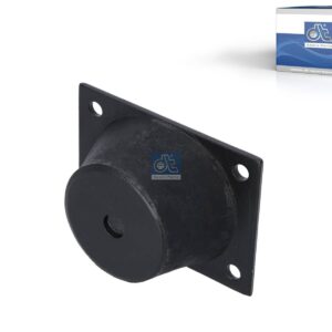 DT Spare Parts 2.32301 Rubber buffer, d: 12 mm, D: 57 mm, L: 103 mm, W: 75 mm, H: 40 mm