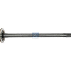 DT Spare Parts 2.35008 Drive shaft, left, D1: 202 mm, D2: 55 mm, 12 bores, b: 15.1 mm, P: 171 mm, L: 969 mm, 46 teeth