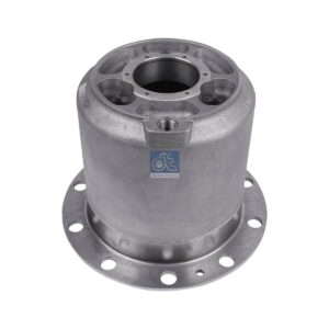 DT Spare Parts 2.35290 Hub casing, rear axle, d1: 101.5 mm, d2: 268 mm, D1: 280 mm, D2: 377 mm, H: 288 mm, 3 bores x 33,2 mm