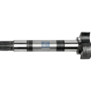 DT Spare Parts 2.40126 Brake camshaft, right, D: 44 mm, L1: 330 mm, L2: 298 mm, L3: 283 mm, 10 teeth