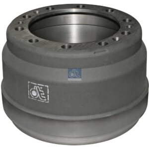 DT Spare Parts 2.40320 Brake drum, D: 410 mm, 10 bores, b: 28 mm, P: 335 mm, d: 282 mm, H: 294.5 mm, B: 215 mm