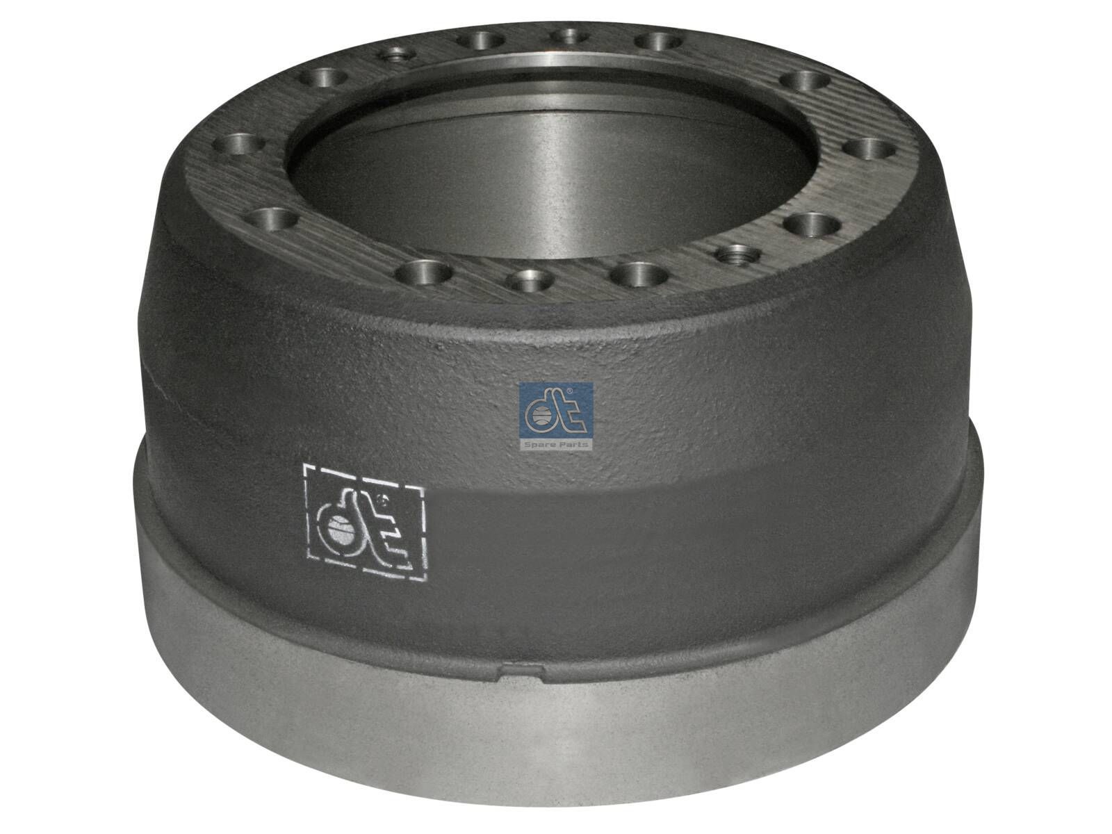 DT Spare Parts 2.40321 Brake drum, D: 410 mm, 10 bores, b: 28 mm, P: 335 mm, d: 282 mm, H: 260.5 mm, B: 200 mm