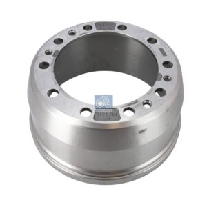 DT Spare Parts 2.40332 Brake drum, D: 410 mm, 10 bores, b: 28 mm, P: 335 mm, d: 282 mm, H: 235 mm, B: 173 mm