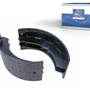 DT Spare Parts 2.40376 Brake shoe kit, reinforced version, D: 410 mm, b: 7 mm, W: 175 mm, S: 8 mm