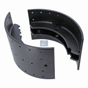 DT Spare Parts 2.40377 Brake shoe kit, reinforced version, D: 410 mm, b: 7 mm, W: 200 mm, S: 8 mm