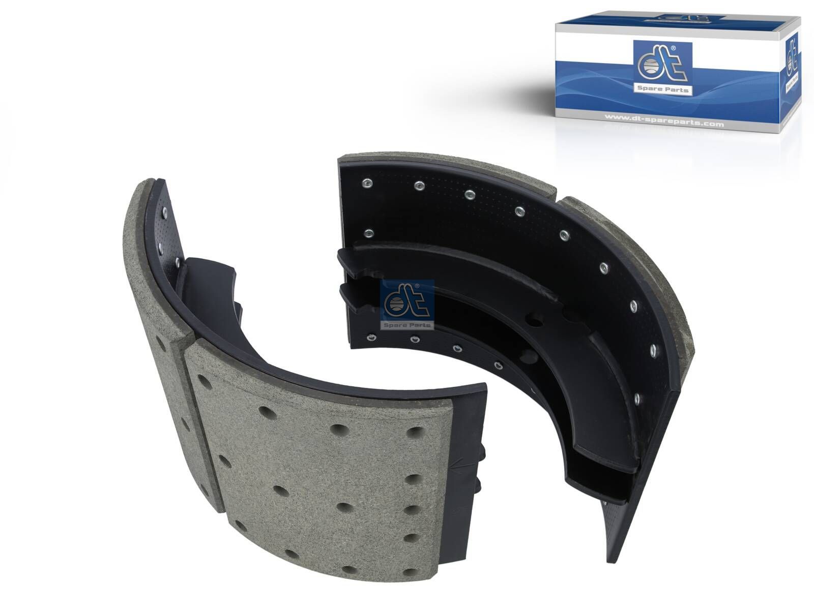 DT Spare Parts 2.40378SP Brake shoe kit, reinforced version, with linings