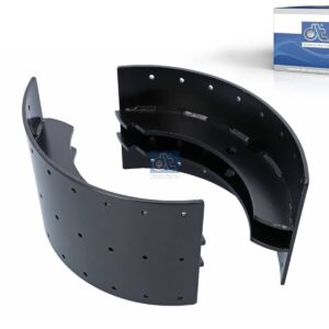 DT Spare Parts 2.40392 Brake shoe kit, D: 410 mm, b: 7 mm, W: 200 mm, S: 5 mm