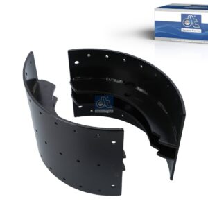 DT Spare Parts 2.40393 Brake shoe kit, D: 410 mm, b: 7 mm, W: 225 mm, S: 5 mm