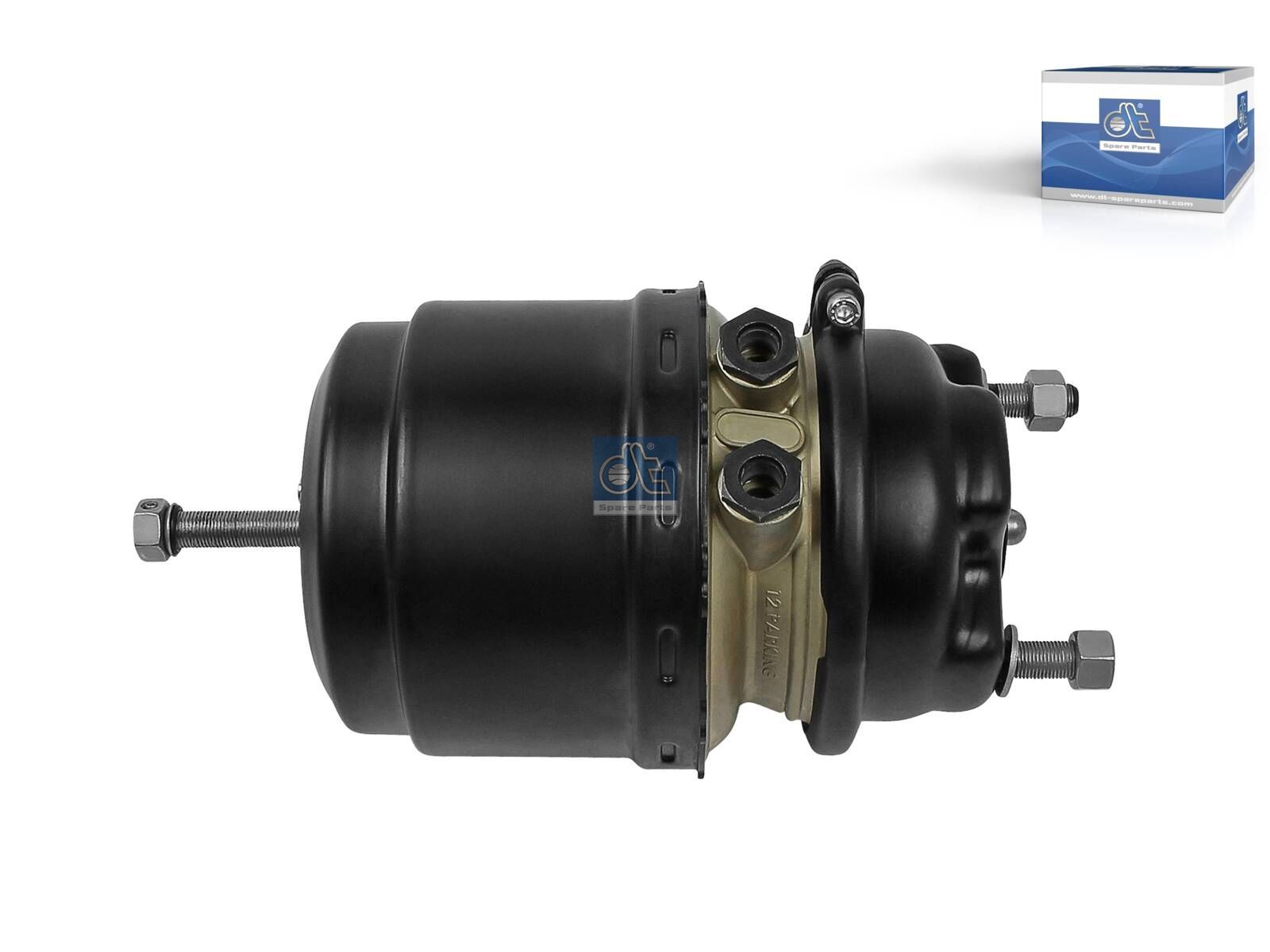DT Spare Parts 2.40432 Spring brake cylinder, left, M16 x 1,5, Ls: 65 mm, Lp: 15 mm
