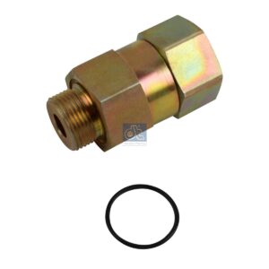 DT Spare Parts 2.44032 Relief valve, M22 x 1,5, LTh: 12 mm, SW: 32, L: 60 mm