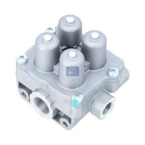 DT Spare Parts 2.44037 4-circuit-protection valve, M16 x 1,5, M22 x 1,5, max. 13 bar, Po21: 6.5 bar, Po22: 6.5 bar, Po23: 7.2 bar, Po24: 6.5 bar, Pc21: 4.5 bar, Pc22: 4.5 bar, Pc23: 4.5 bar, Pc24: 4.5 bar