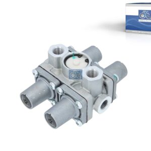DT Spare Parts 2.44041 4-circuit-protection valve, M16 x 1,5, M22 x 1,5, max. 10 bar, Po21: 6.3 bar, Po22: 6.3 bar, Po23: 5.8 bar, Po24: 5.8 bar
