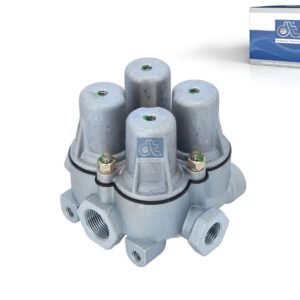 DT Spare Parts 2.44043 4-circuit-protection valve, M16 x 1,5, M22 x 1,5, max. 20 bar, Po21: 6.3 bar, Po22: 6.3 bar, Po23: 5.8 bar, Po24: 5.8 bar, Pc21: 4.8 bar, Pc22: 4.8 bar, Pc23: 6 bar, Pc24: 6 bar