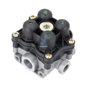 DT Spare Parts 2.44047 4-circuit-protection valve, M16 x 1,5, M22 x 1,5, max. 20 bar, Po21: 6.3 bar, Po22: 6.3 bar, Po23: 5.8 bar, Po24: 5.8 bar, Pc21: 5 bar, Pc22: 5 bar, Pc23: 4.5 bar, Pc24: 4.5 bar