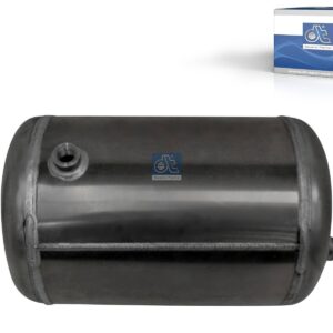 DT Spare Parts 2.44333 Air tank, aluminium, 25 l, D: 276 mm, M22 x 1,5, L: 501 mm, 15 bar