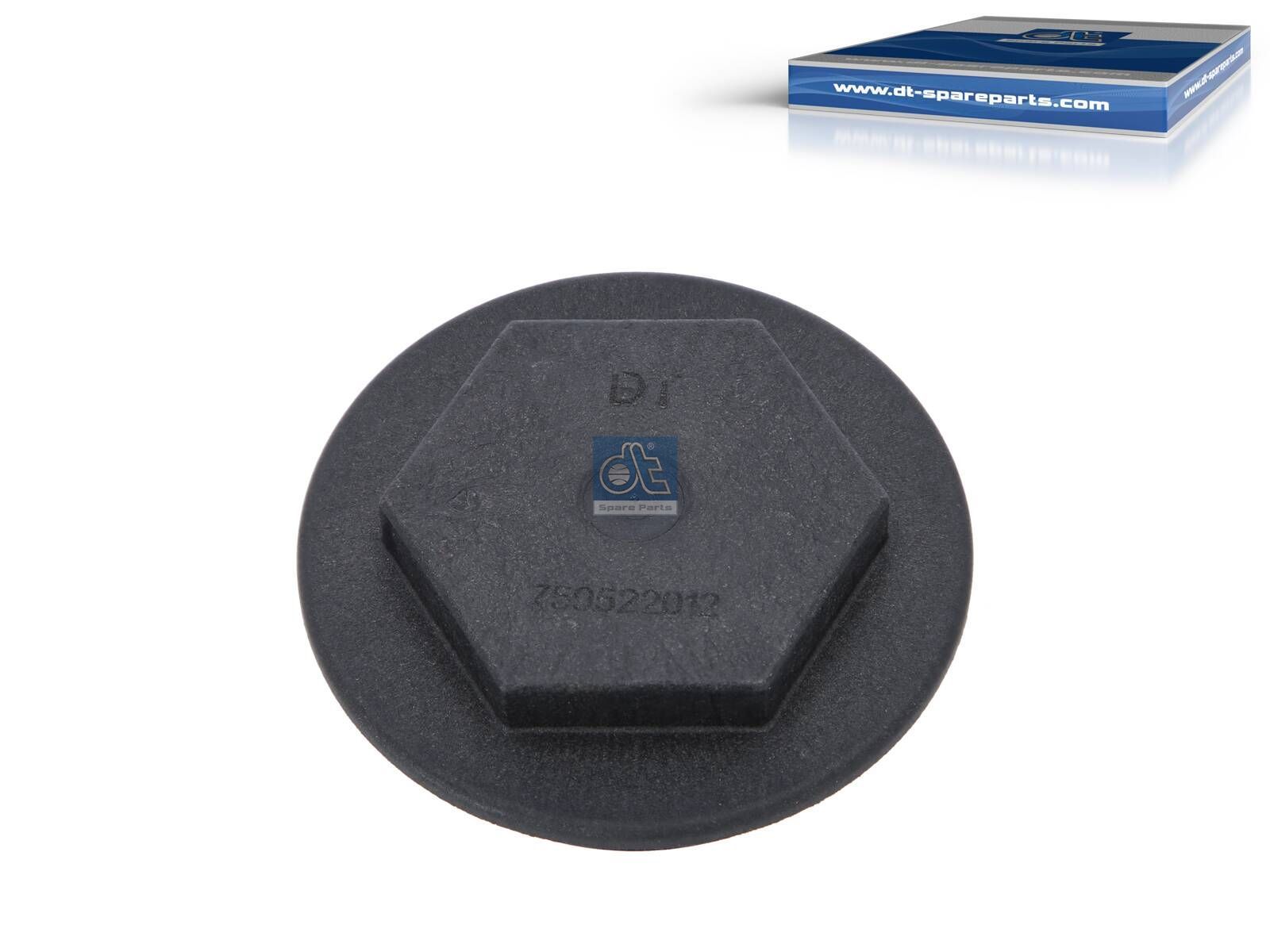 DT Spare Parts 2.50076 Cover, steering knuckle, M74 x 3