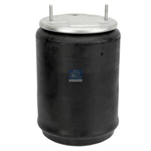 DT Spare Parts 2.61013 Air spring, with steel piston, D: 239.5 mm, Dmax: 305 mm, M10, M16 x 1,5, L: 341 mm