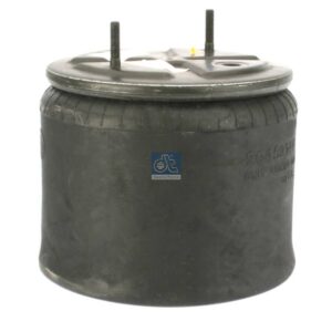 DT Spare Parts 2.61016 Air spring, with steel piston, D: 239 mm, Dmax: 290 mm, M10, M16 x 1,5, L: 216 mm